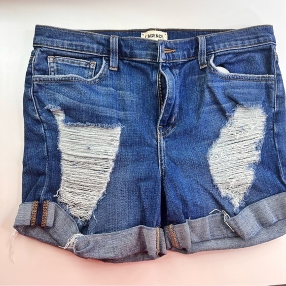 L'AGENCE Balboa Rolled Up Shorts‎ Size 28 - Picture 3 of 8
